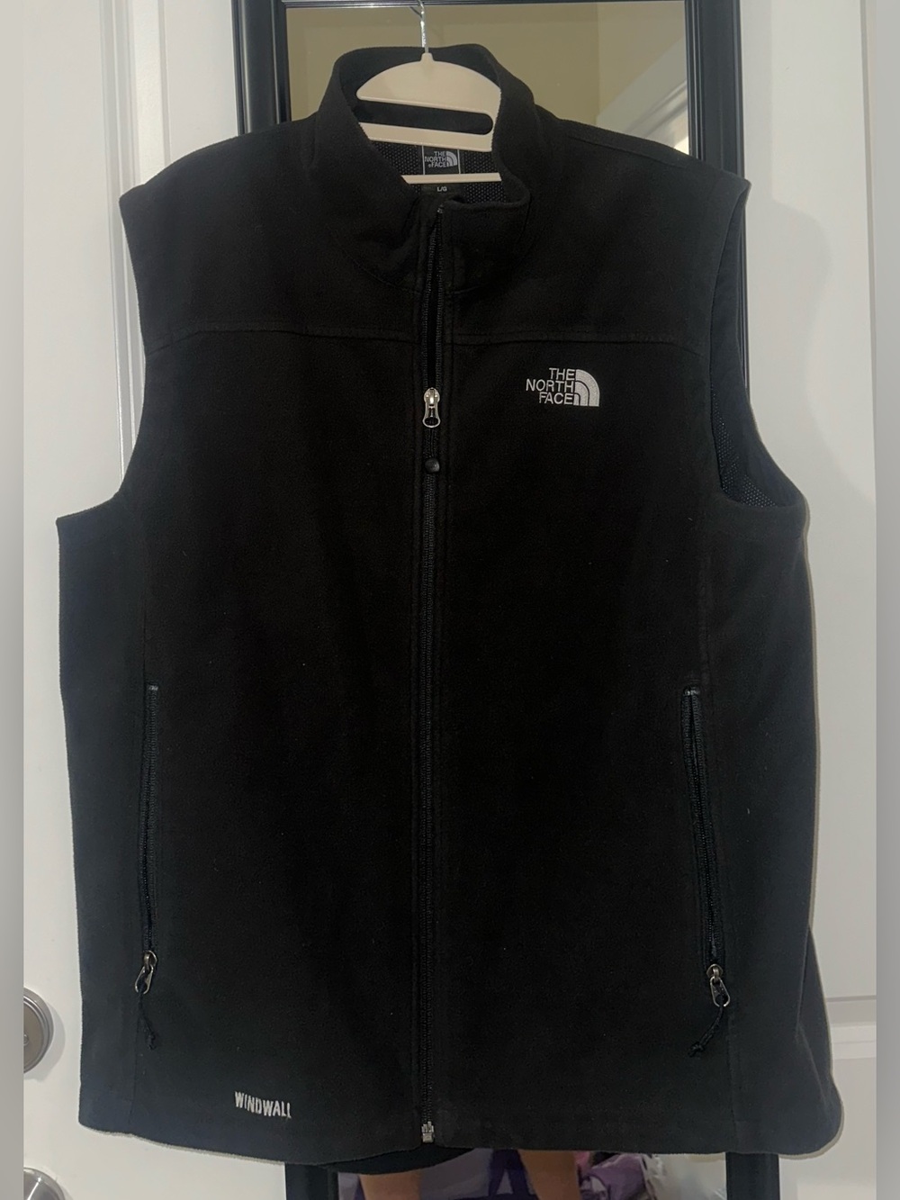 The North Face Black WindWall Fleece Vest